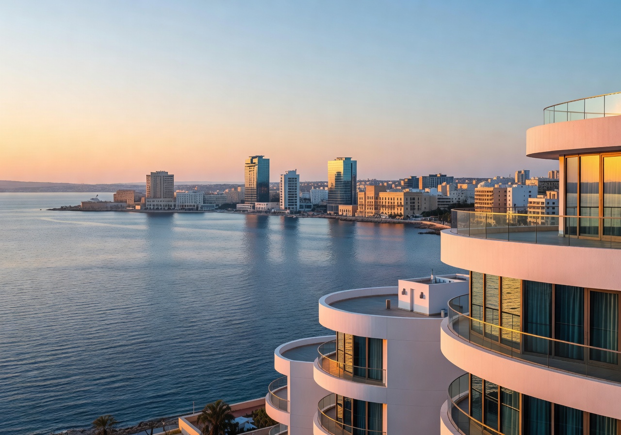 Hilton Malta Sea and City View