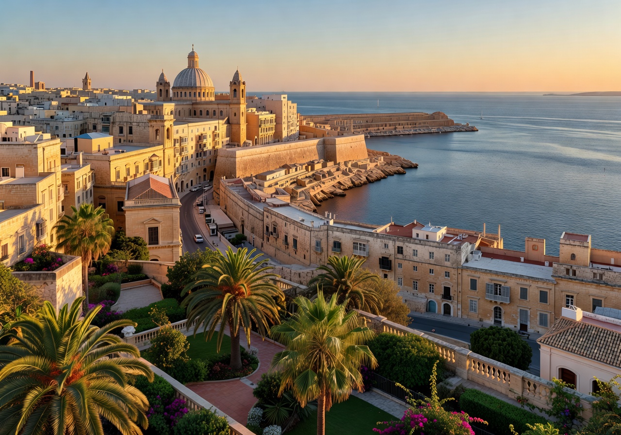 Valletta City View from The Phoenicia